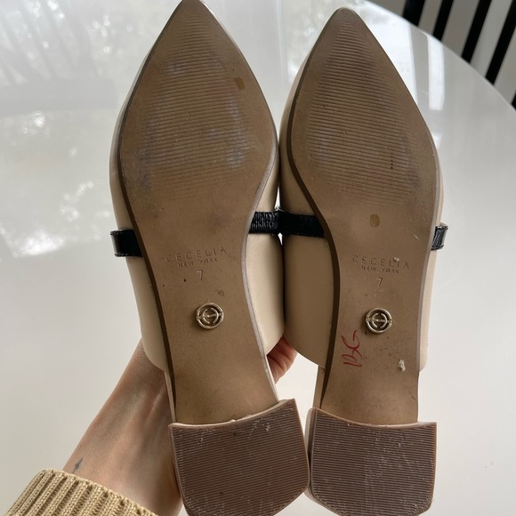 Cecilia New York Bethel Leather Bow Flat - 7 - Picture 6 of 6